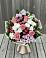 Букет цветов из: Альстромерии, Гвоздики, Розы и Хризантемы в Клетне