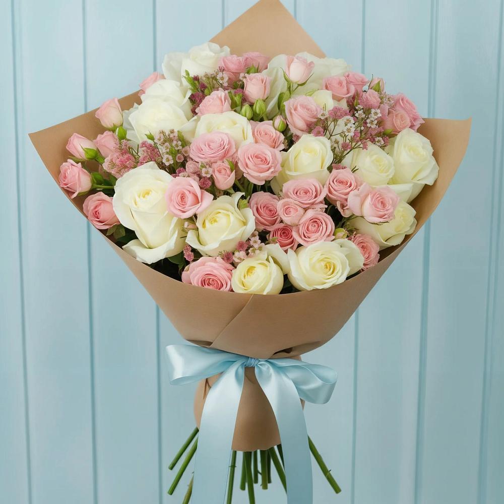 Букет цветов из: Розы в Клетне