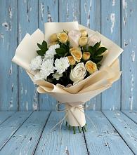 Букет цветов из:  Розы и Хризантемы в Клетне
