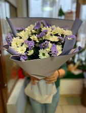 Букет цветов из:  Хризантемы #REPLACE_PRED# Клетне