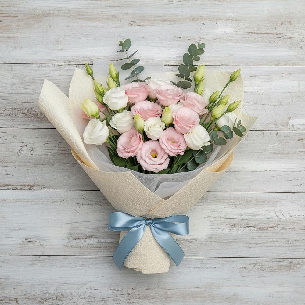 Букет цветов из: Лизиантусы в Клетне